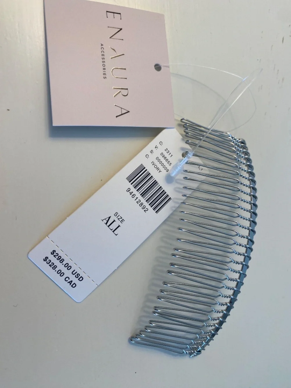BHLDN Maxine Cathedral Veil (Retail $298)